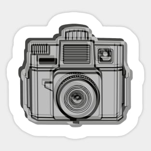 I Still Shoot Film Holga Logo - Black Sticker